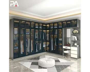 Tủ cánh kính quần áo gỗ melamine chống ẩm hàng Thái Lan QA170